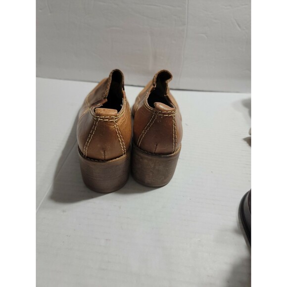 Code West Boots Wms Lt Brown / Tan Western Ankle Shoe Boot 6 - Picture 4 of 6